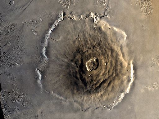 [Colour Image of Olympus Mons]